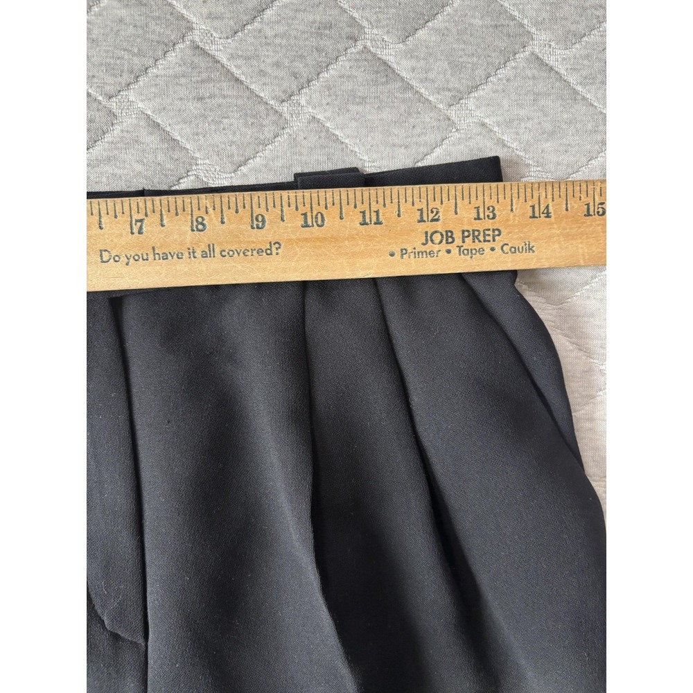 Escada Pants Womens EU 36 Black Pure New Wool Pleated Dress Trousers Work Career - Picture 7 of 7